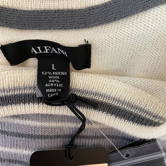 Alfani - Men’s Merino Wool Blend Sweater | Size L - Picture 4 of 5